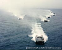 Military Hovercraft - the LCAC with the United States Navy